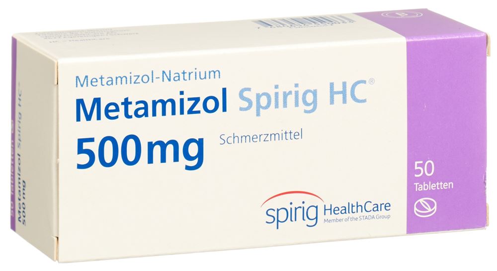 METAMIZOLE Spirig HC 500 mg, image principale