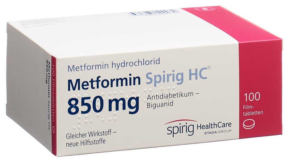 METFORMINE Spirig HC 850 mg, Hauptbild