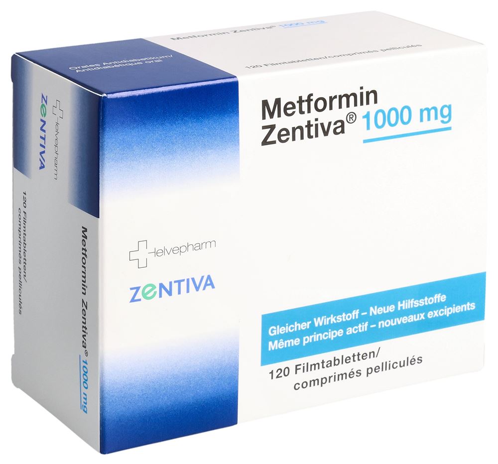 METFORMINE Zentiva 1000 mg, image principale