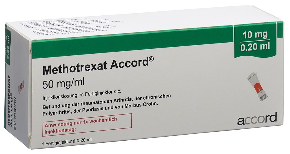 METHOTREXATE Accord 10 mg/0.2ml, image principale