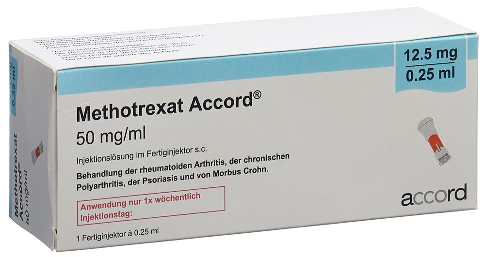 METHOTREXATE Accord 12.5 mg/0.25ml, image principale
