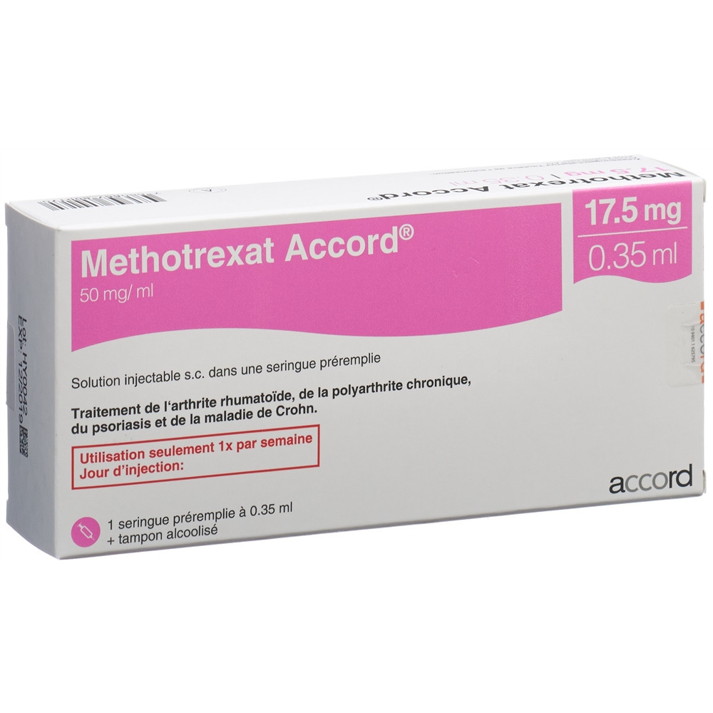 METHOTREXATE Accord 17.5 mg/0.35ml, image 2 sur 2
