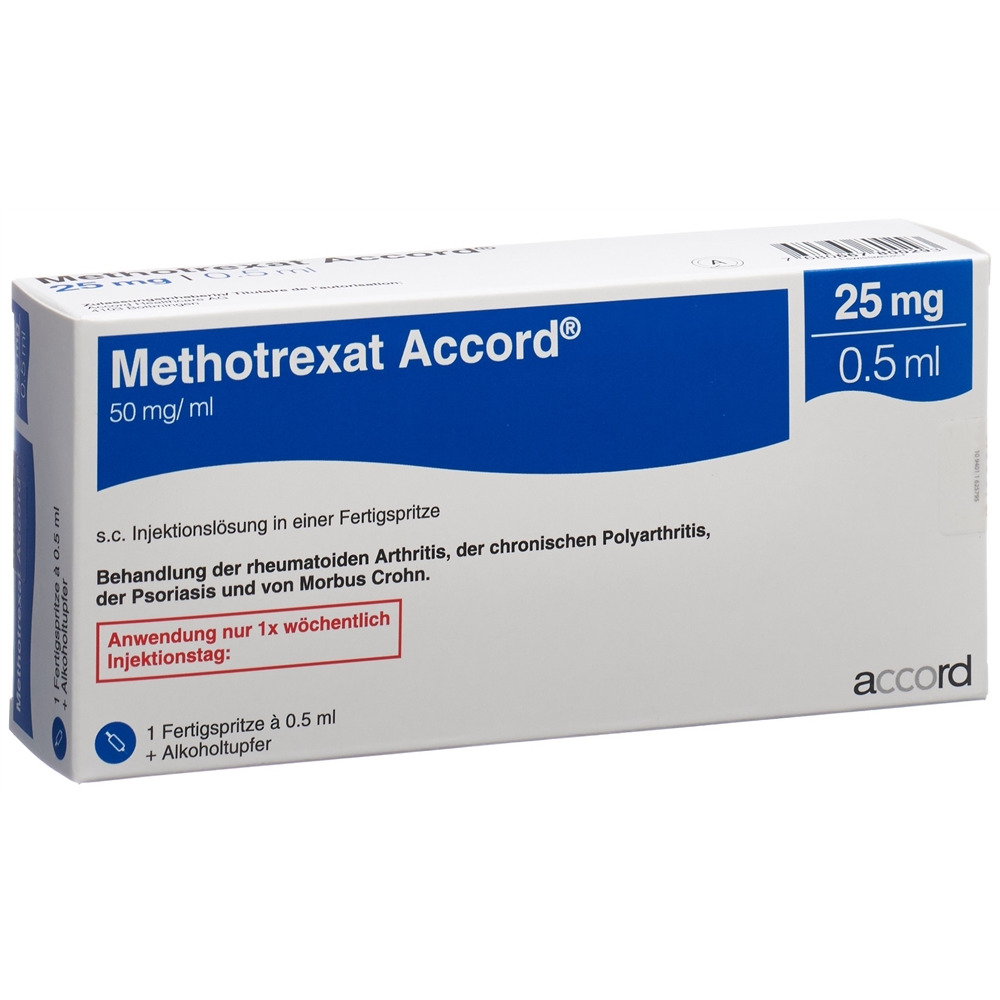 METHOTREXATE Accord 25 mg/0.5ml, image principale
