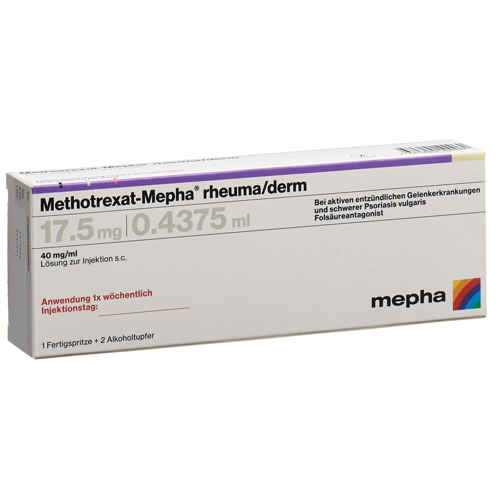 METHOTREXATE rheuma/derm 17.5 mg/0.4375ml, Hauptbild