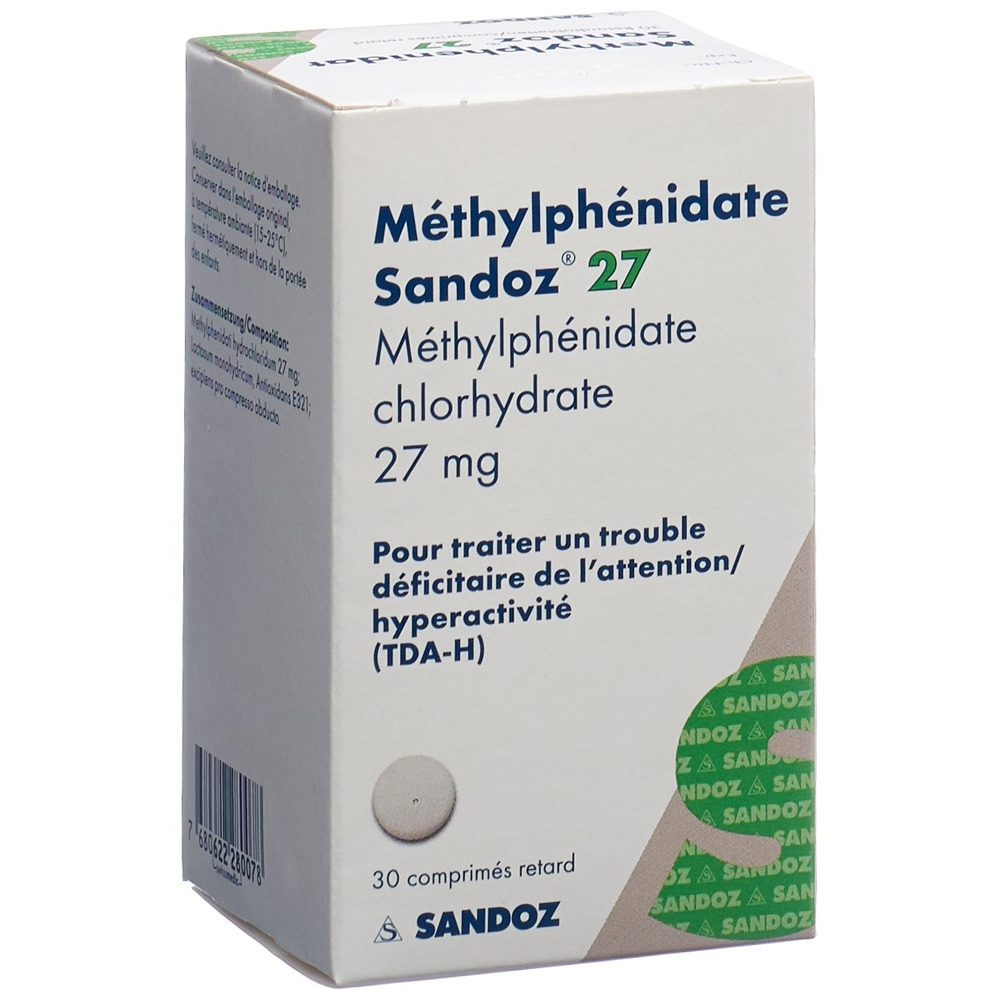 METHYLPHENIDATE Sandoz 27 mg, image 2 sur 2