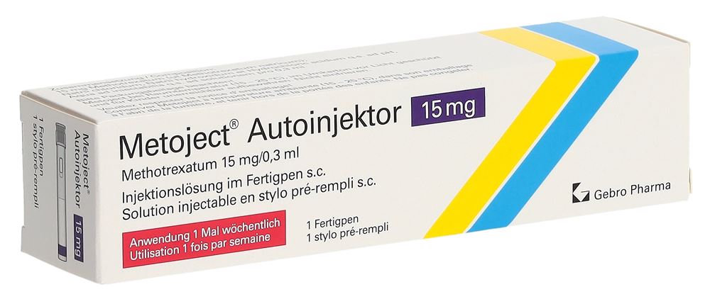 METOJECT sol inj 15 mg/0.3ml auto-injecteur stylo pré 1 pce