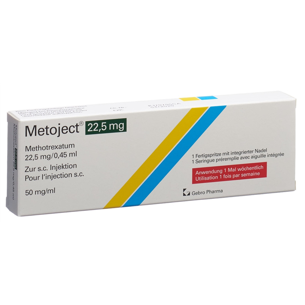 METOJECT sol inj 22.5 mg/0.45ml ser pré 0.45 ml, image principale