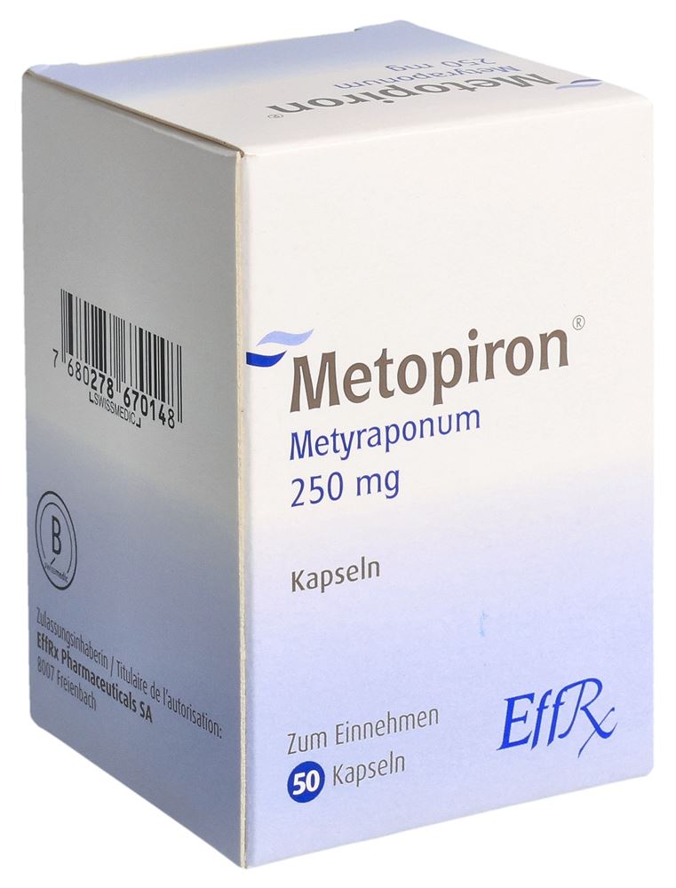 METOPIRONE Kaps 250 mg Ds 50 Stk, Hauptbild