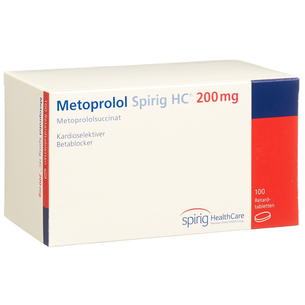 METOPROLOL Spirig HC 200 mg, image principale