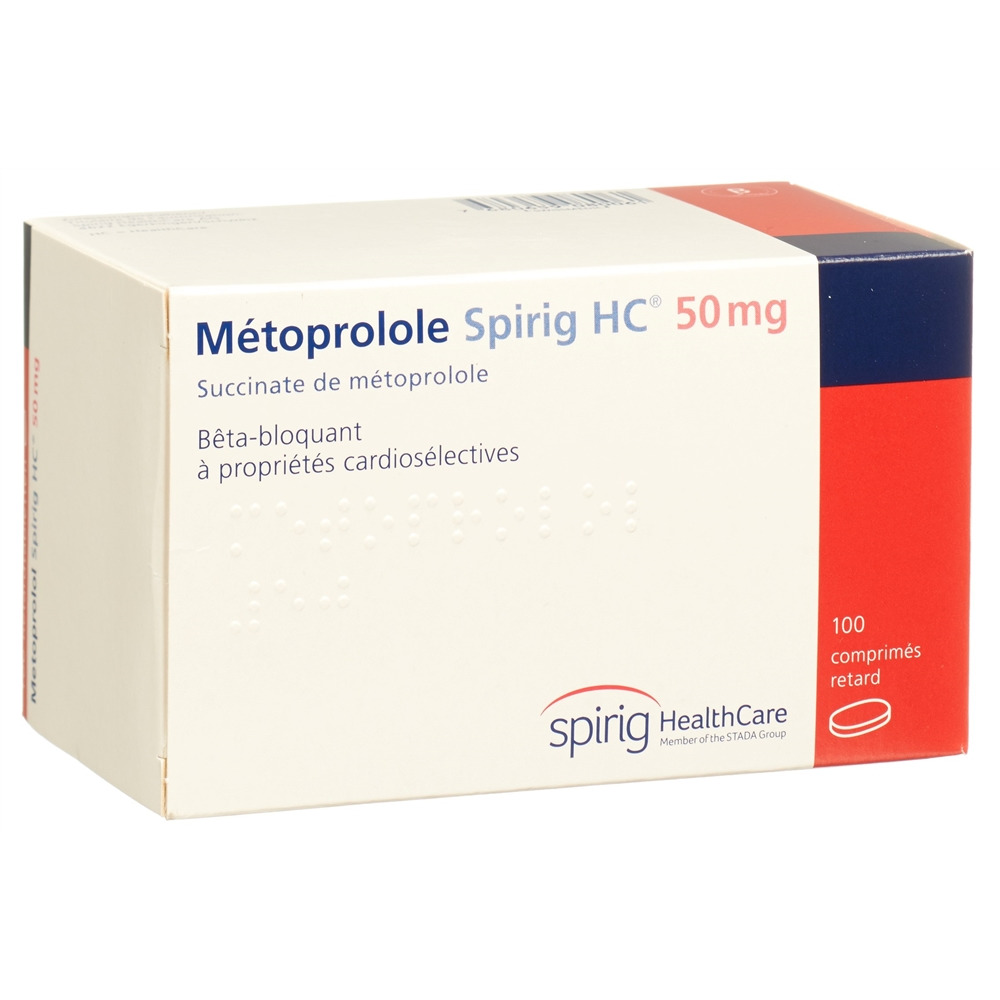 METOPROLOL Spirig HC 50 mg, image 2 sur 2