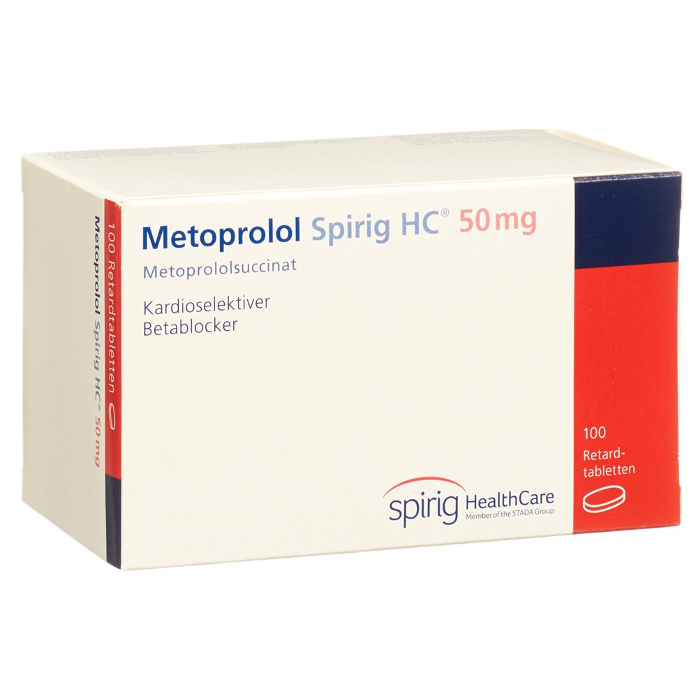 METOPROLOL Spirig HC 50 mg, image principale