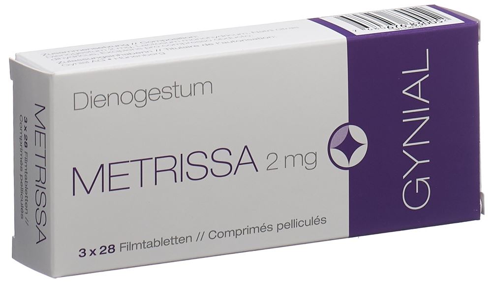 METRISSA Filmtabl 2 mg Blist 28 Stk, Hauptbild
