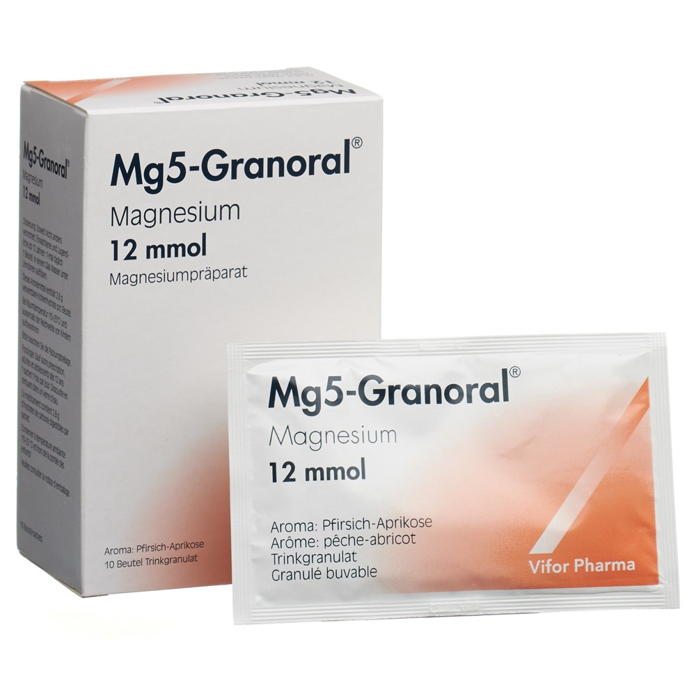 MG5-GRANORAL gran 12 mmol pêche-abricot sach 10 pce