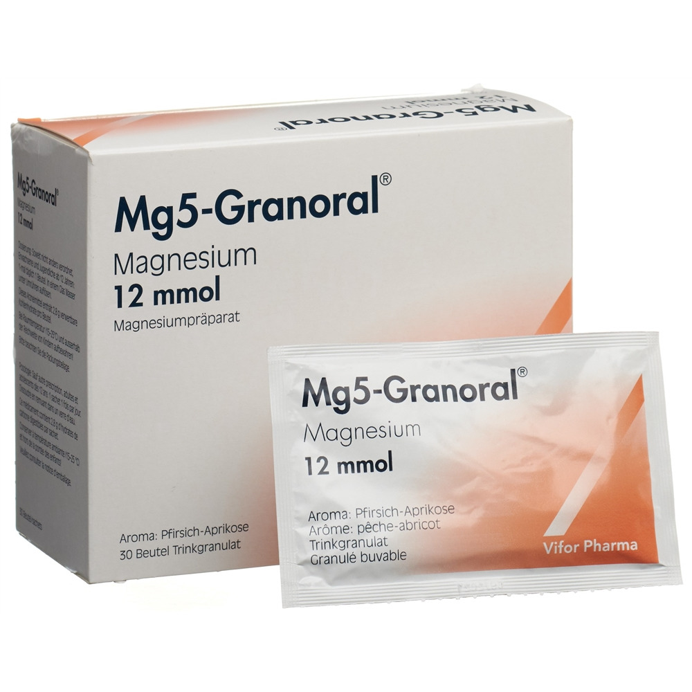 MG5-GRANORAL gran 12 mmol pêche-abricot sach 30 pce