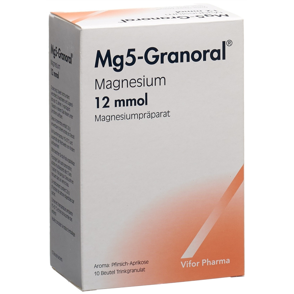 MG5-GRANORAL Gran 12 mmol Pfirsich-Aprikose Btl 10 Stk, Bild 2 von 4