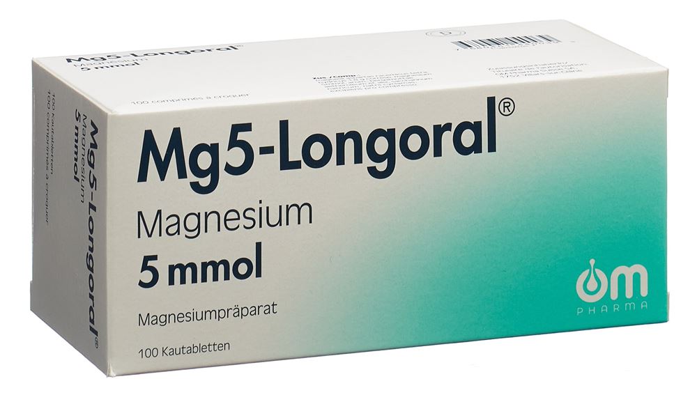 MG5-LONGORAL cpr croquer 5 mmol blist 100 pce