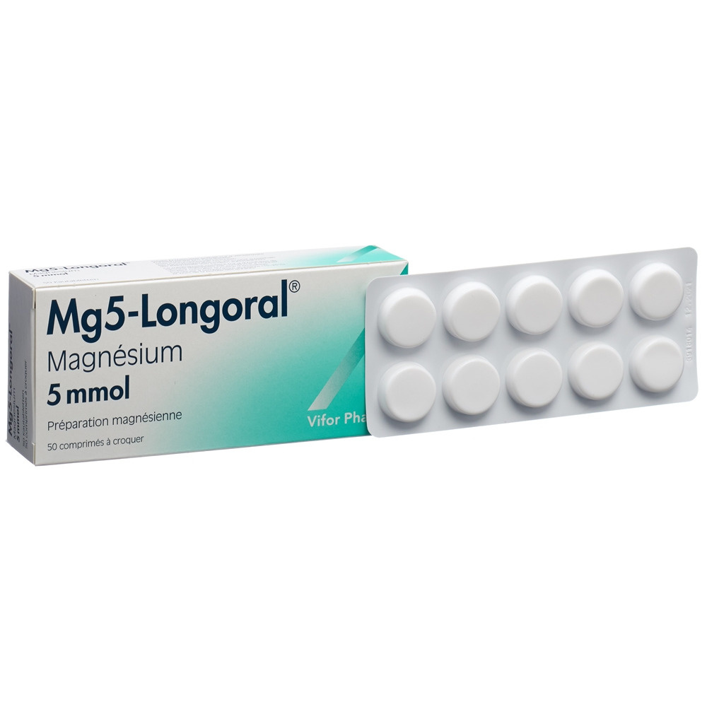 MG5-LONGORAL cpr croquer 5 mmol blist 50 pce, image 3 sur 5