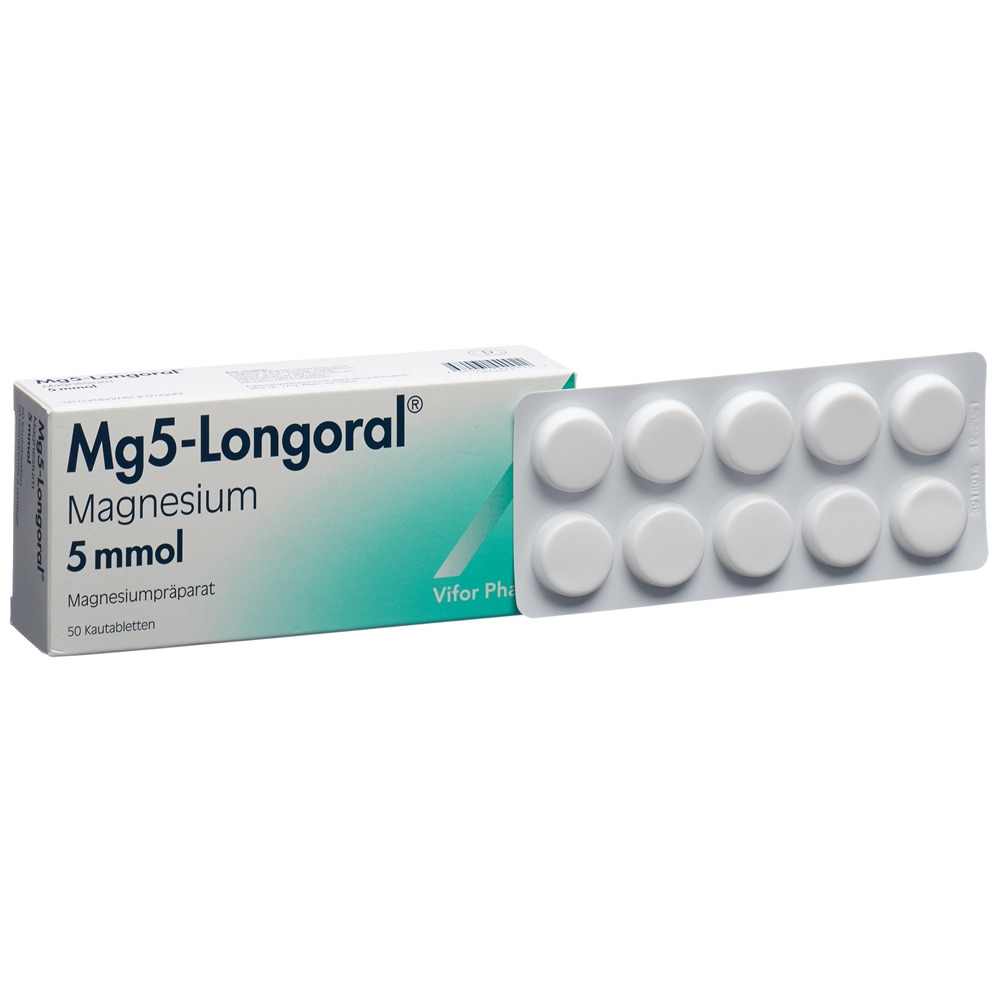 MG5-LONGORAL cpr croquer 5 mmol blist 50 pce