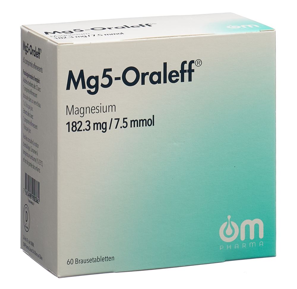 MG5-ORALEFF Brausetabl 7.5 mmol Ds 60 Stk, Hauptbild