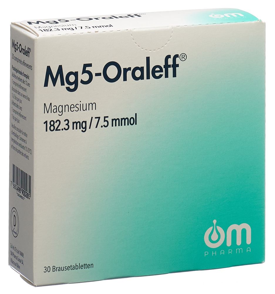 MG5-ORALEFF cpr eff 7.5 mmol bte 30 pce, image principale