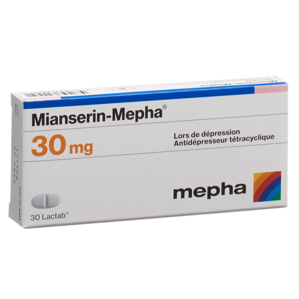 MIANSERINE Mepha 30 mg, image 2 sur 2