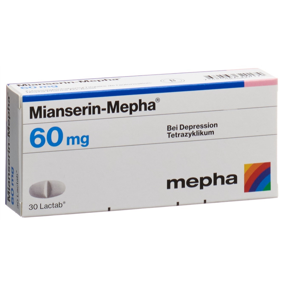 MIANSERINE Mepha 60 mg, Hauptbild