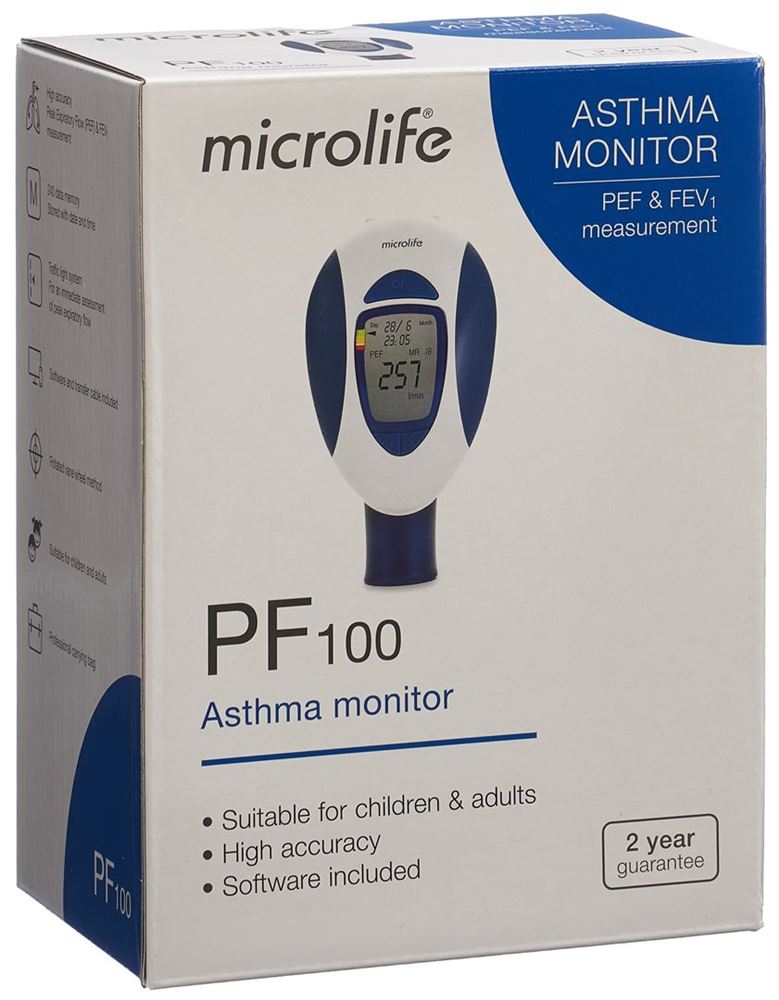 Microlife PF100 Asthma Monitor, Hauptbild