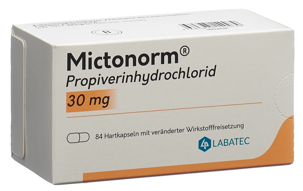 MICTONORM Ret Kaps 30 mg Blist 84 Stk, Hauptbild