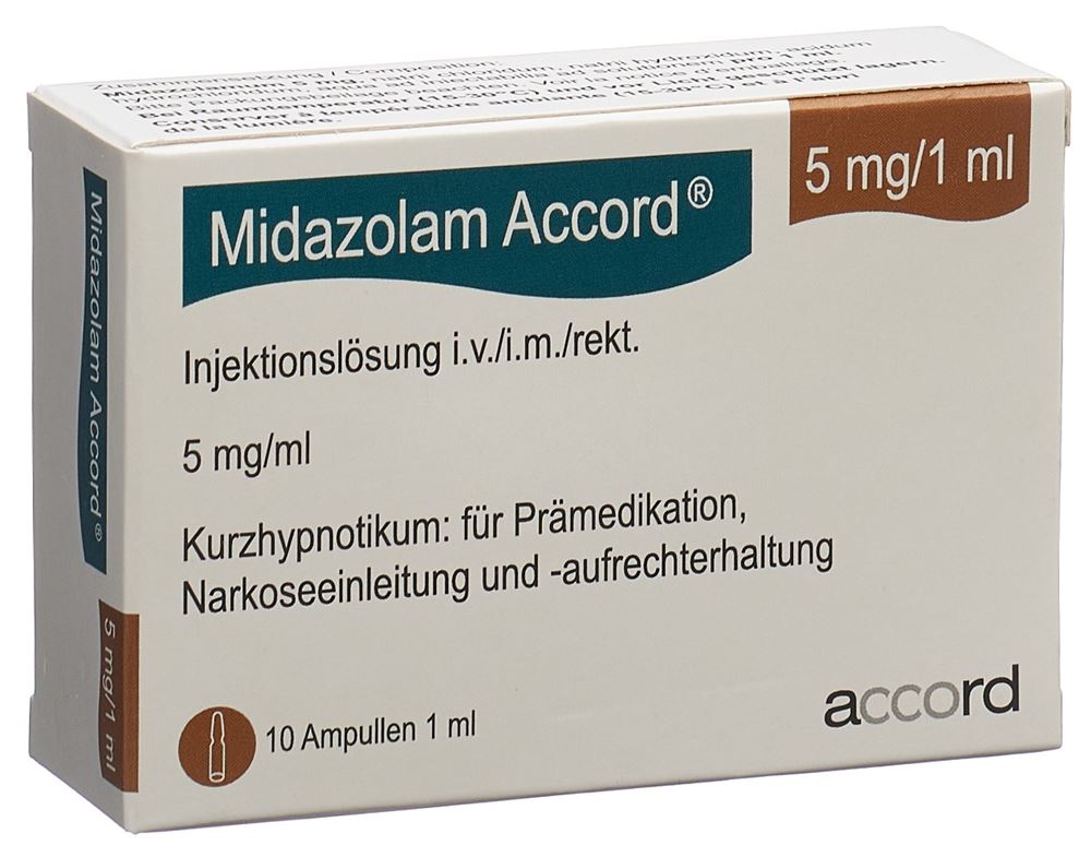 MIDAZOLAM Accord 5 mg/ml, Hauptbild