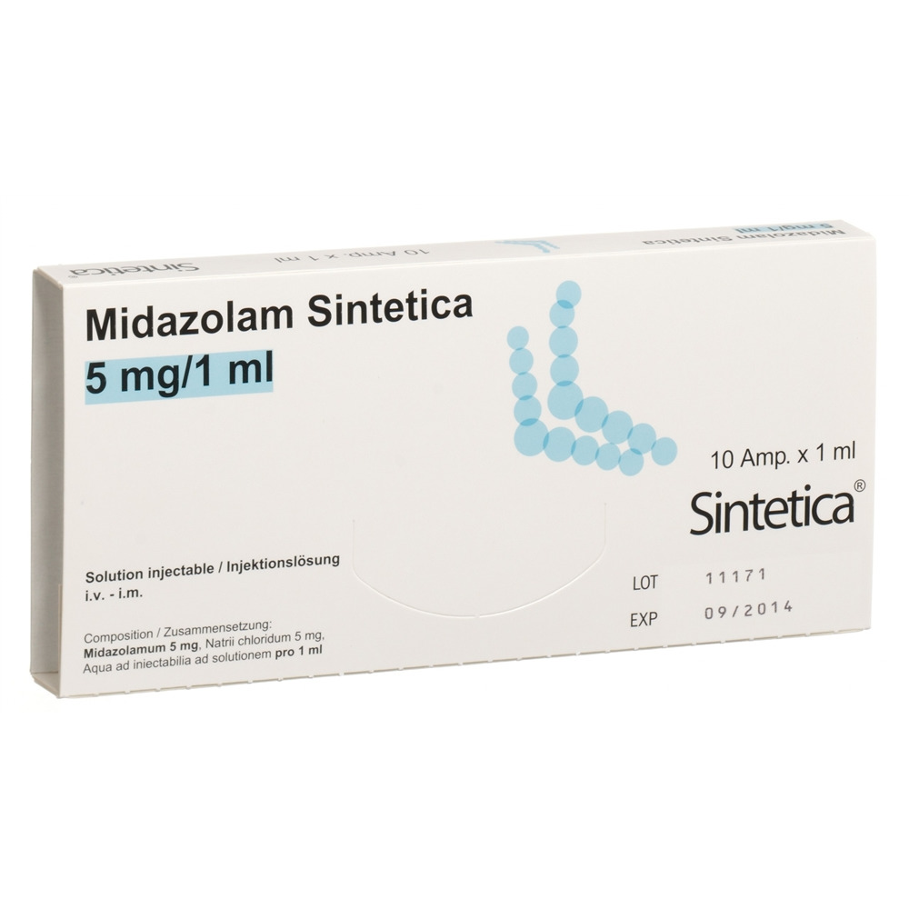 MIDAZOLAM Sintetica 5 mg/ml, Hauptbild