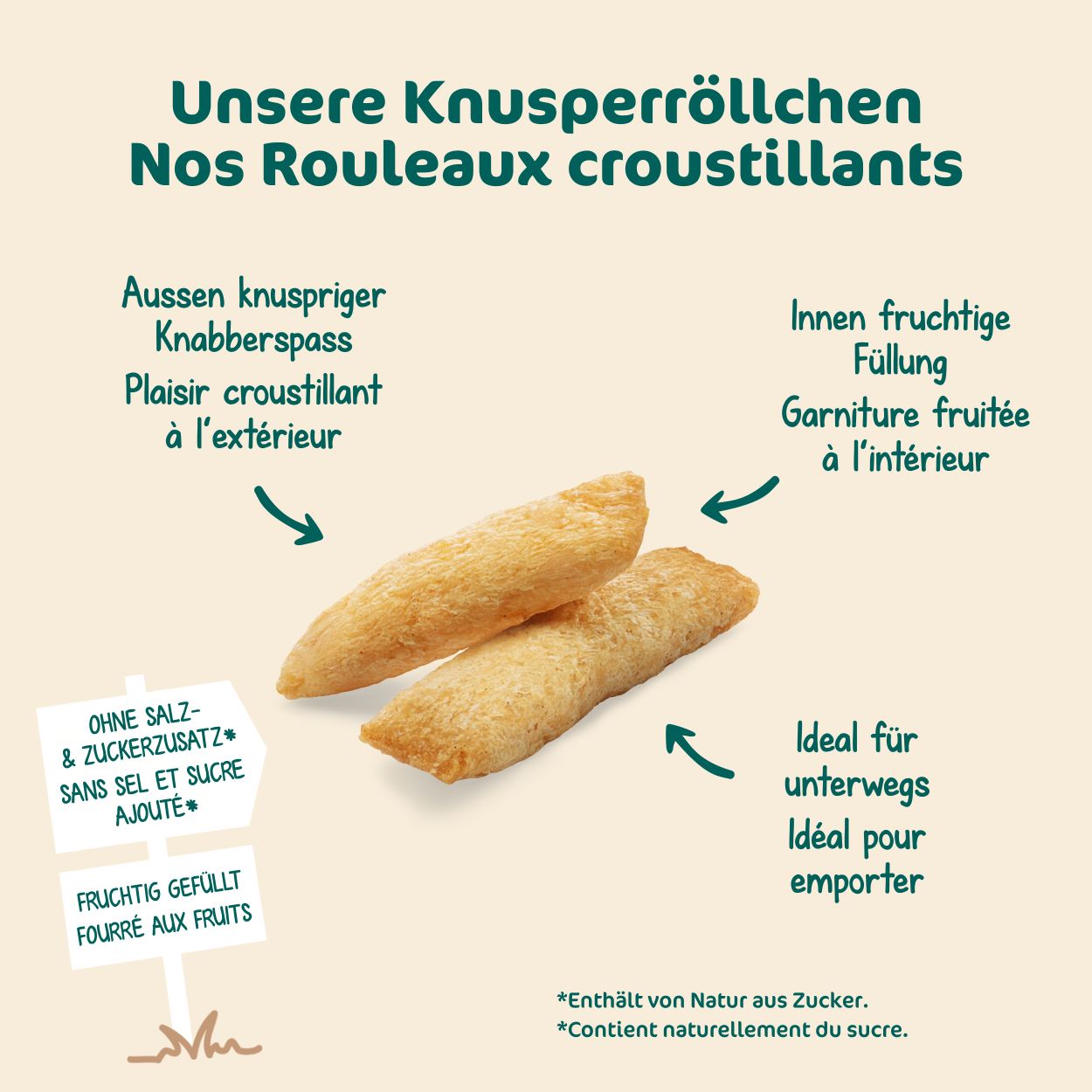 MILUPA bio petits rouleaux croustillants, image 3 sur 6