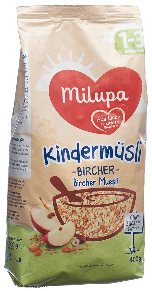 MILUPA Kindermüsli zartes Bircher, Hauptbild
