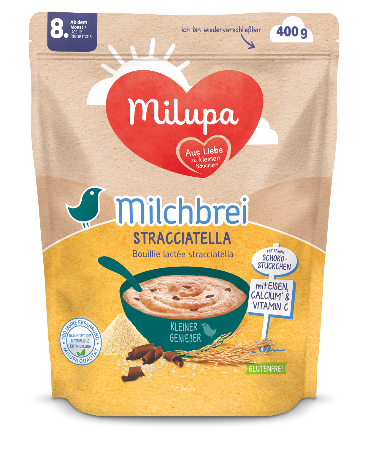 MILUPA Milchbrei Stracciatella, Hauptbild