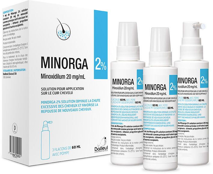 MINORGA sol 2 % fl 60 ml