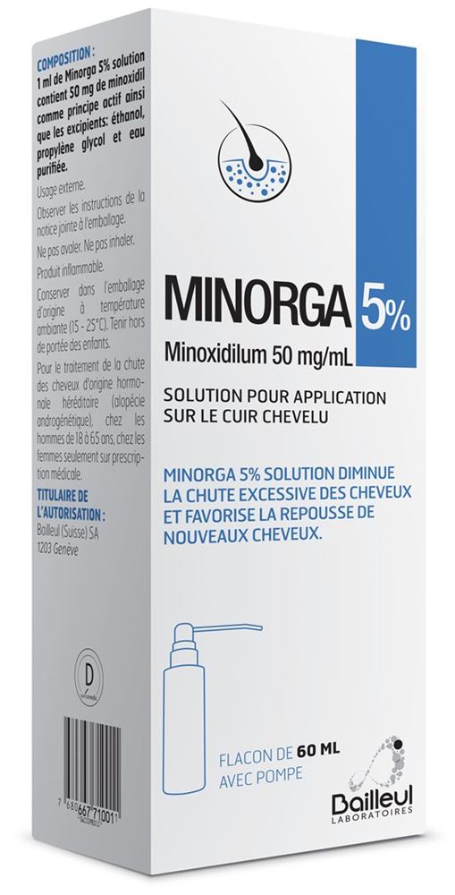 MINORGA sol 5 % fl 60 ml