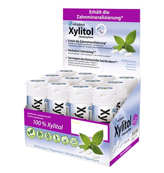 MIRADENT xylitol chewing gum