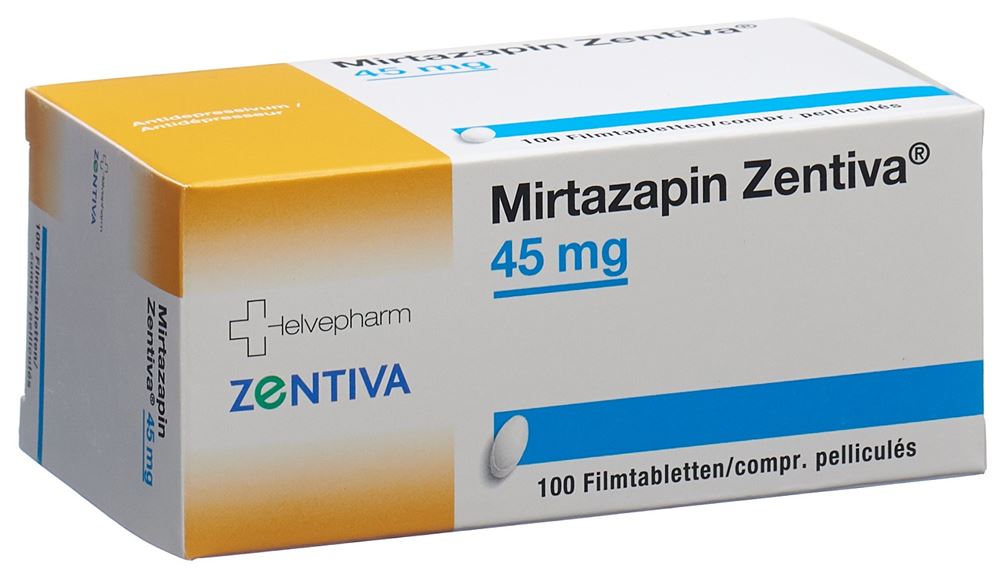 MIRTAZAPINE Zentiva 45 mg, image principale