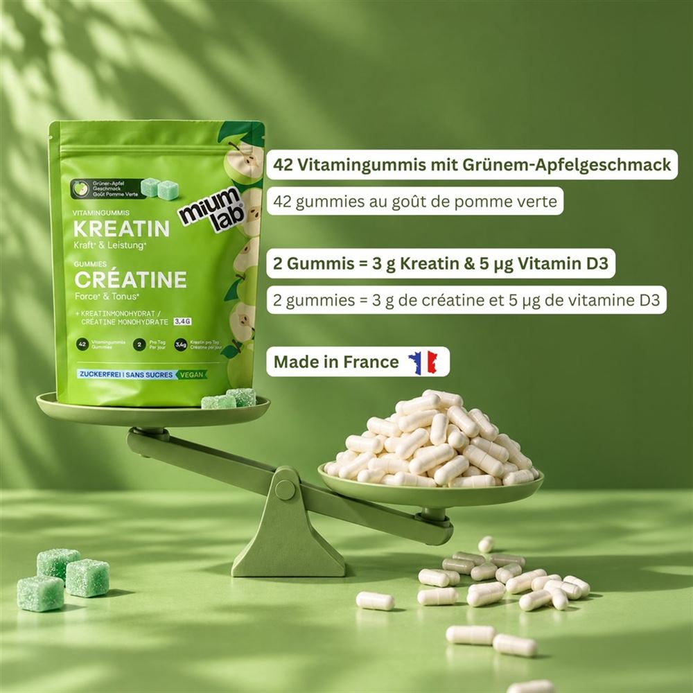 MIUMLAB Gummies Kreatin, Bild 2 von 3