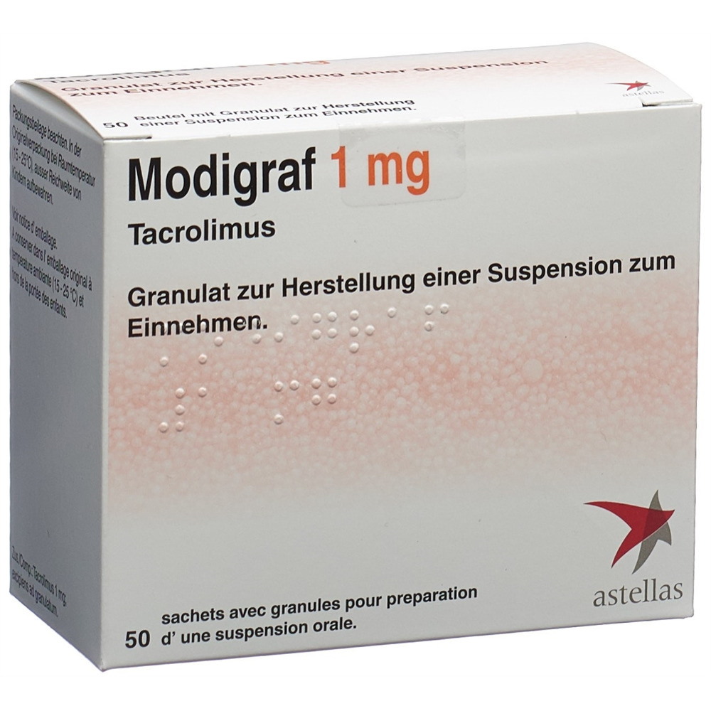 MODIGRAF Gran 1 mg Btl 50 Stk, Hauptbild MODIGRAF Gran 1 mg Btl 50 Stk, Hauptbild