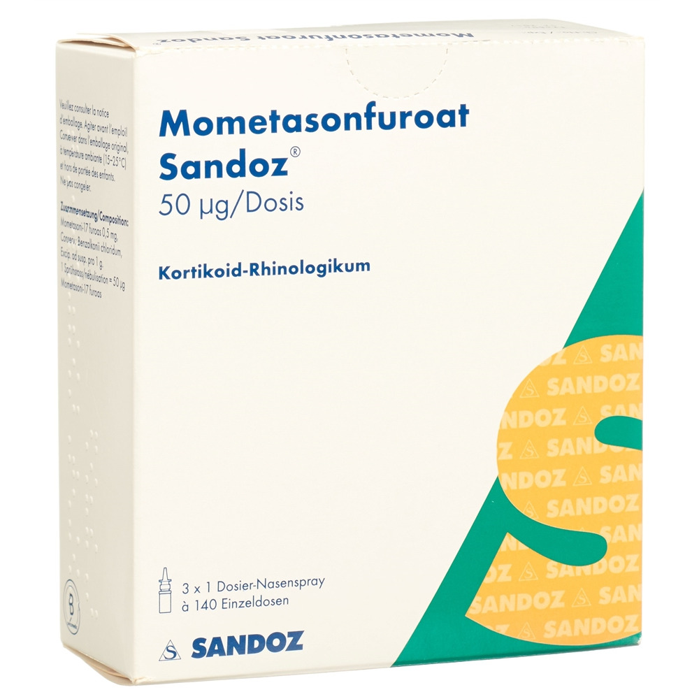 MOMETASONFUROAT Sandoz 50 mcg, Hauptbild