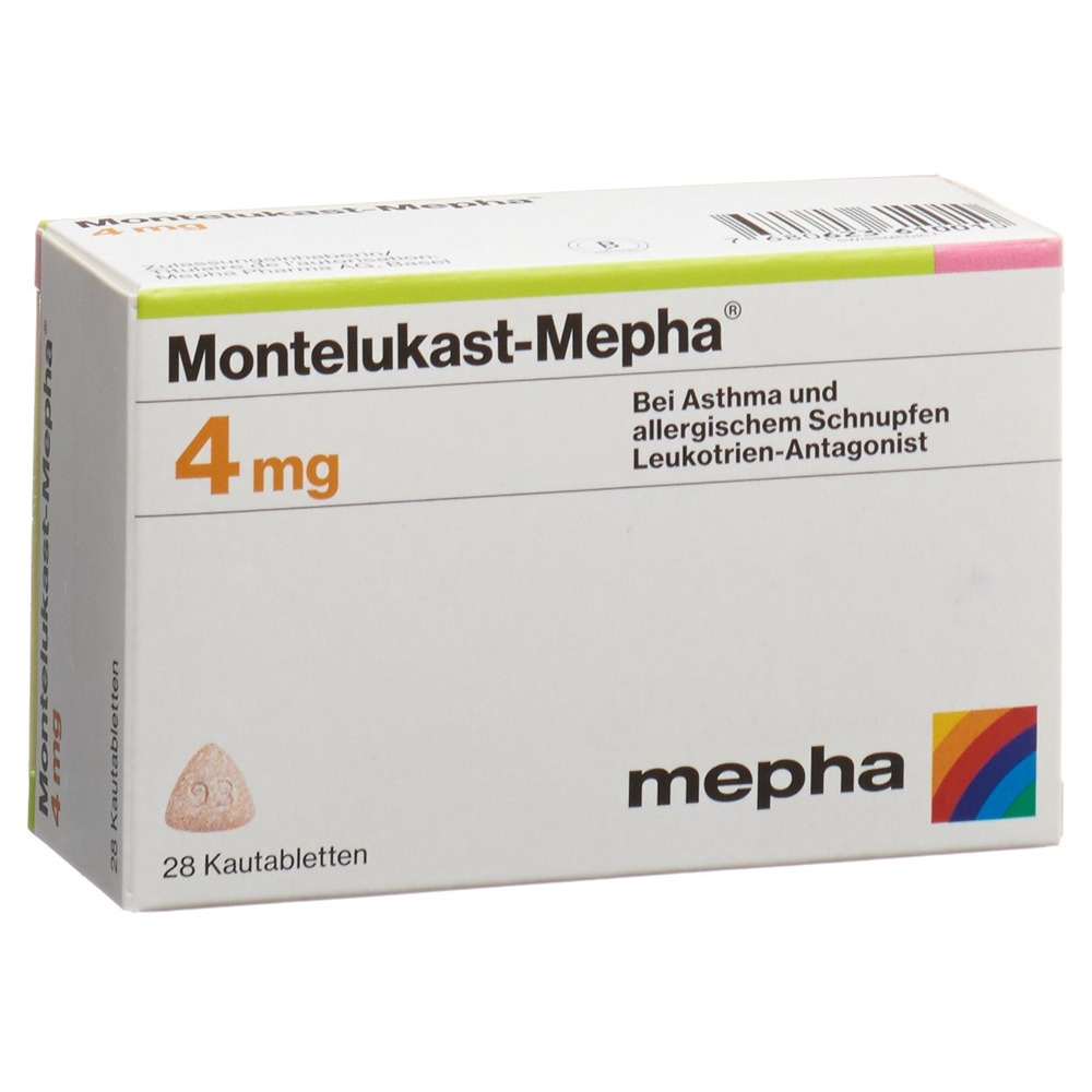 MONTELUKAST Mepha 4 mg, image principale