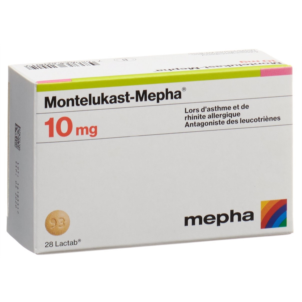 MONTELUKAST Mepha 10 mg, image 2 sur 2