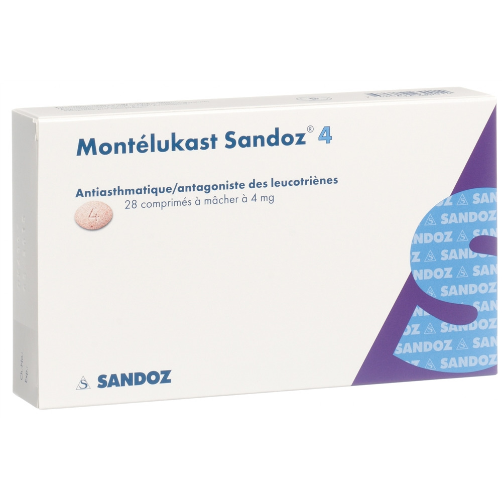 MONTELUKAST Sandoz 4 mg, image 2 sur 2