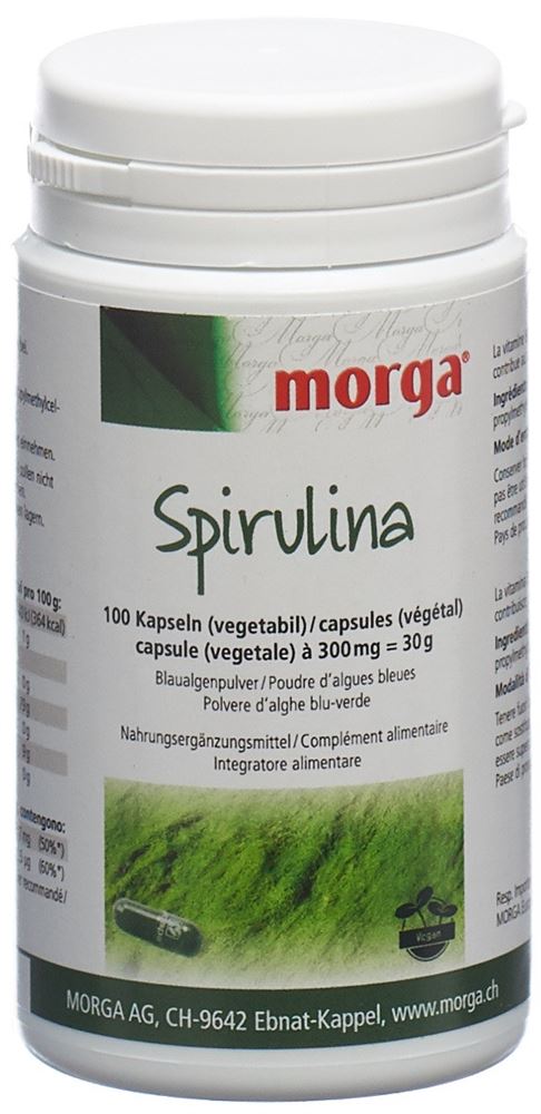 MORGA Spirulina Vegicaps, Hauptbild