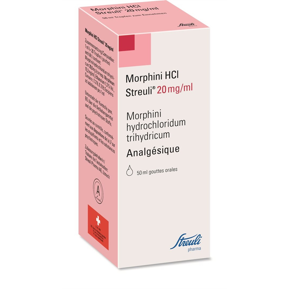 MORPHINE HCL Streuli 20 mg/ml, image 2 sur 2