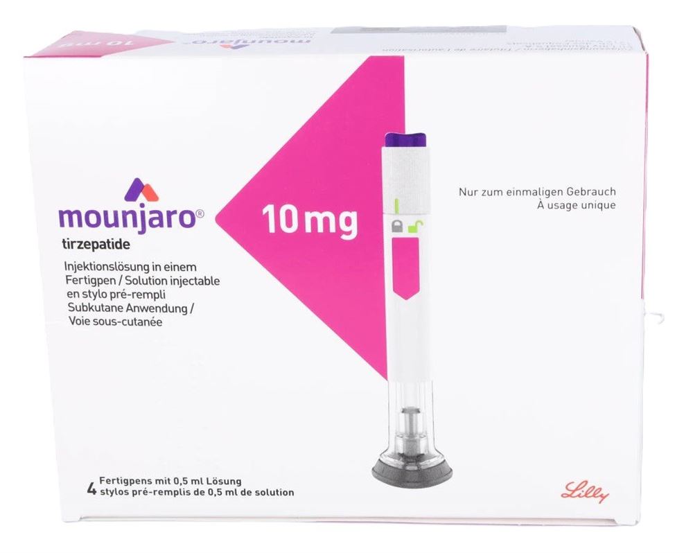 MOUNJARO Inj Lös 10 mg/0.5ml Fertigpen Fertpen 4 Stk, Hauptbild