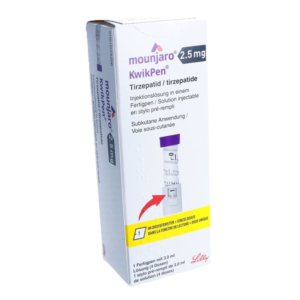 MOUNJARO KwikPen 2.5 mg/0.6ml