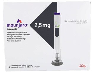 MOUNJARO sol inj 2.5 mg/0.5ml stylo prérempli stylo pré 4 pce, image principale