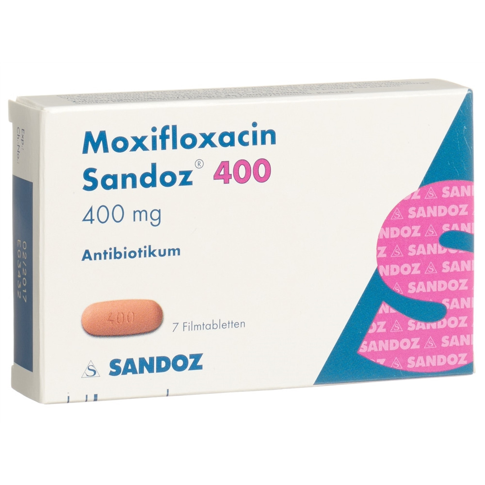 MOXIFLOXACINE Sandoz 400 mg, Hauptbild