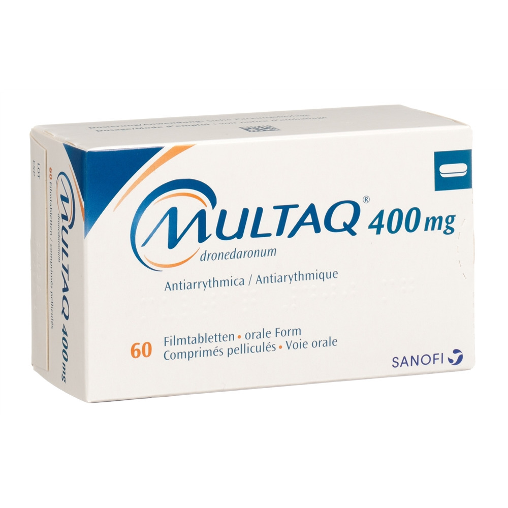 MULTAQ cpr pell 400 mg blist 60 pce, image principale